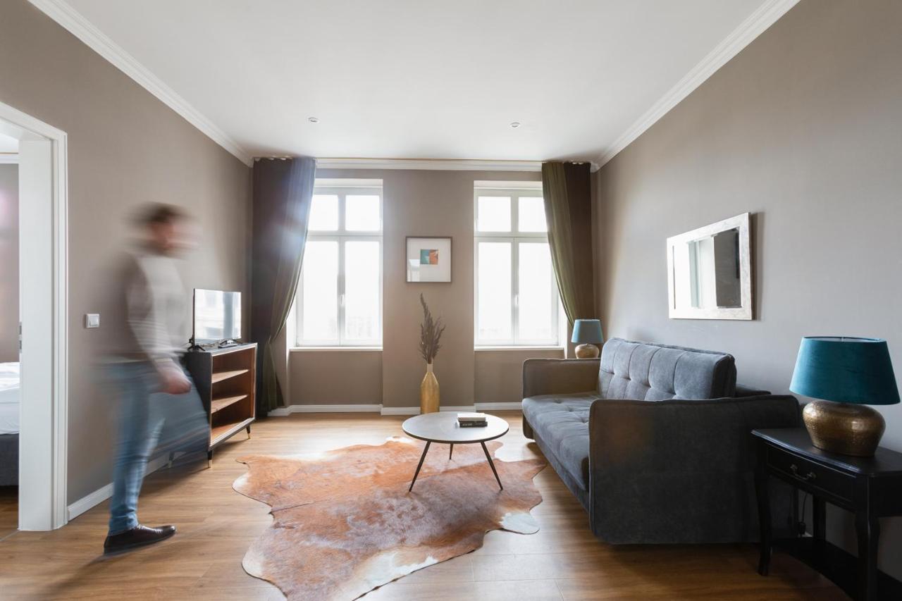 Leipzig-Suites No.12 4 Zimmer Apartment Und Balkon Esterno foto